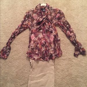 Colorful spring blouse